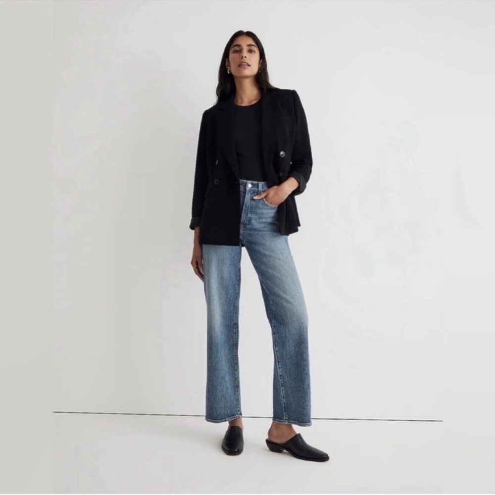 Madewell The Perfect Vintage Wide Leg Jean 
size 32p